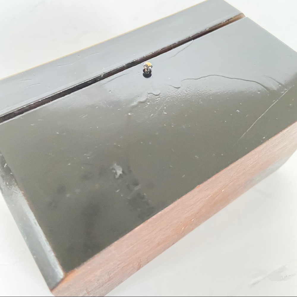 Napoleon III boule marquetry small hinged box - Picture 15 of 15